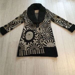 Anthropologie Angel of the North Long Wool Cardigan  S